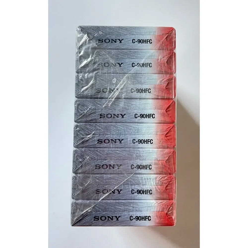 NEW 8 Pack Sony HF 90 Minute Blank Audio Cassette Tapes High Fidelity C-90HFL